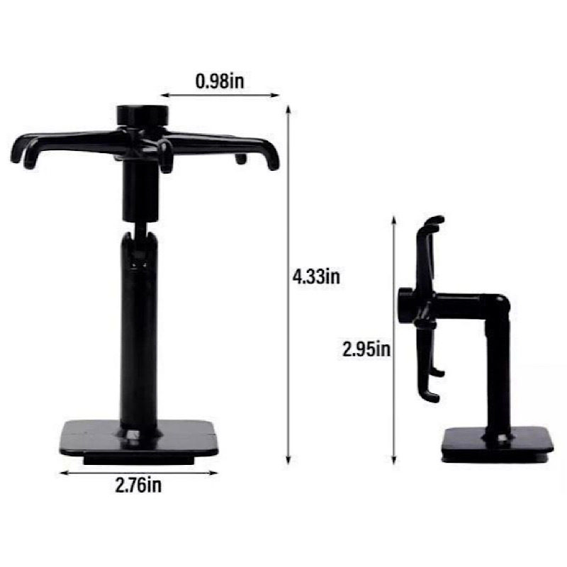 آویز دیواری پایه چرخان کفگیر و ملاقه پشت چسب دار