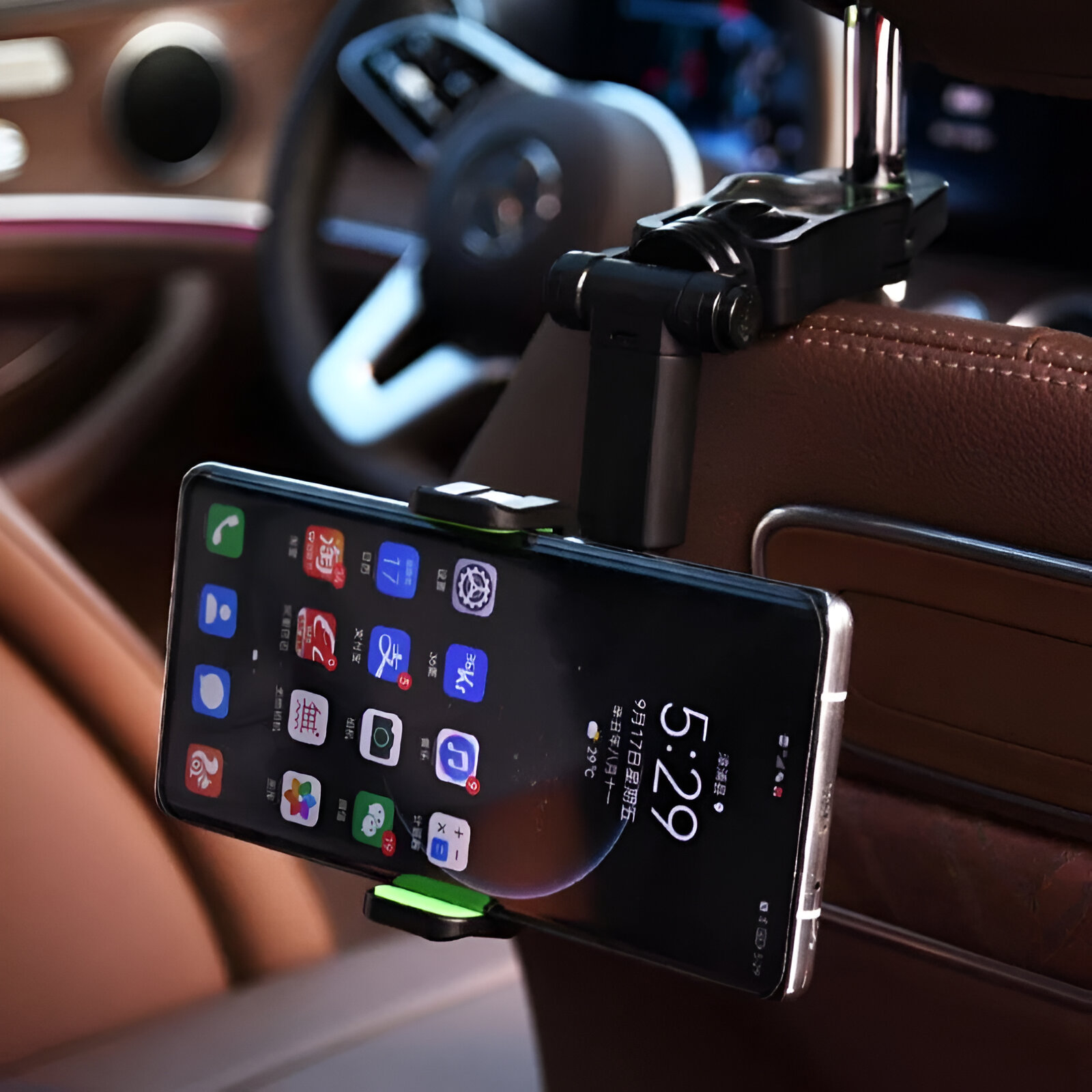 نگهدارنده موبایل زیر آینه ای خودرو