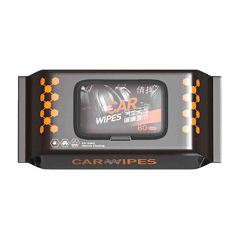 دستمال مرطوب مخصوص کفش و خودرو بسته 80 عددی