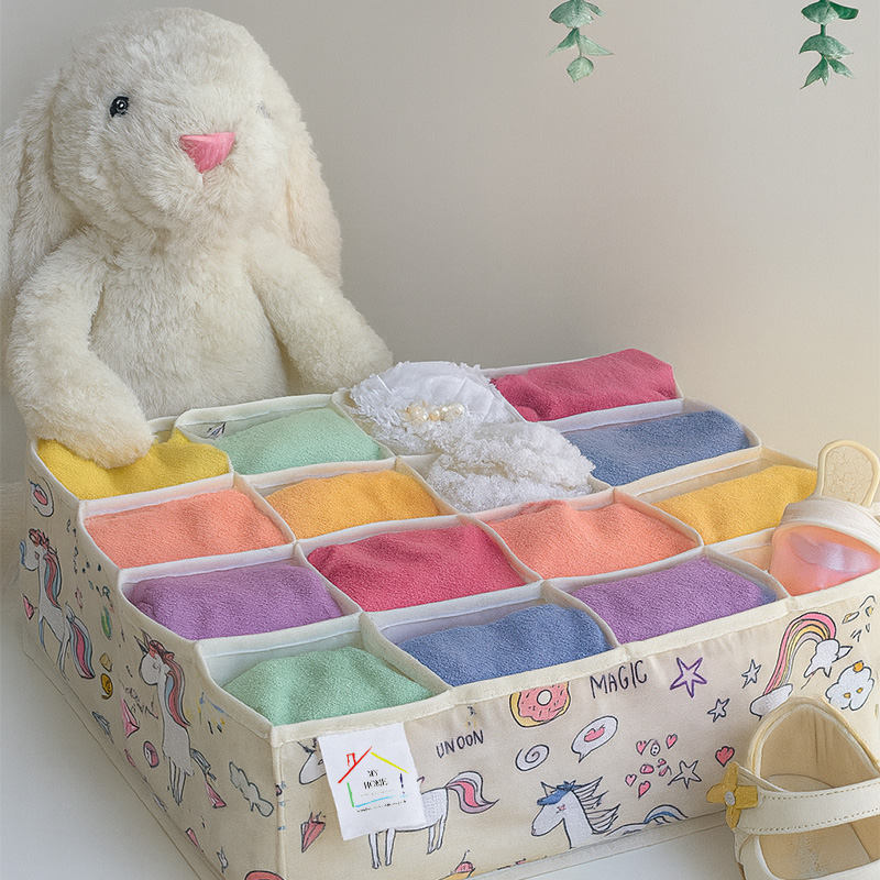 ارگانایزر توکشویی 16 جیب طرح کودک مای هوم