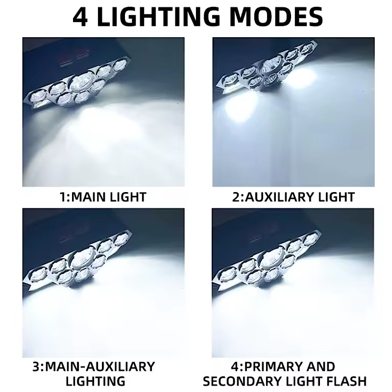 چراغ هدلایت حرفه ای مدل 28 لامپ