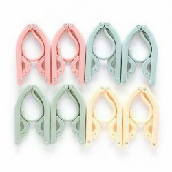 چوب لباسی مسافرتی تاشو قابل حمل بسته 2 عددی